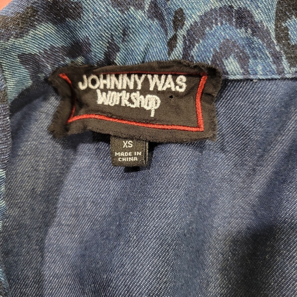 Johnny Was Workshop Duster Coat Size XS Oversized - Picture 9 of 13